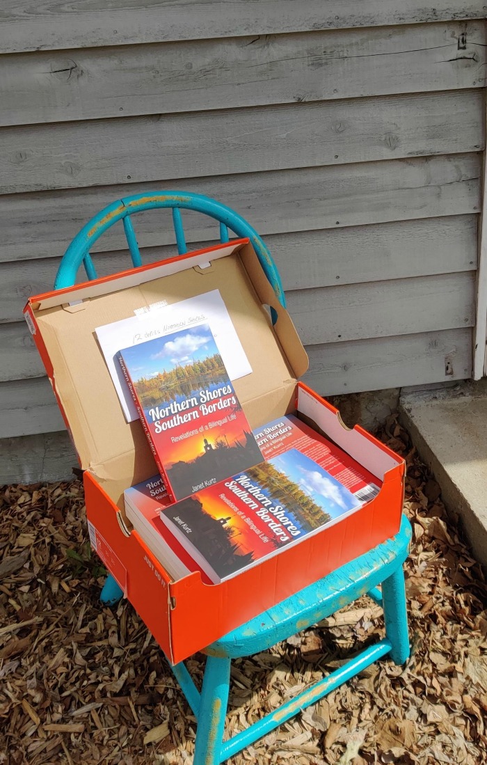 Brown Bag Book chair sale